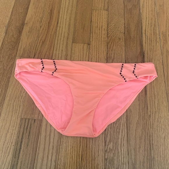 Seafolly Other - Seafolly Australia Bikini Bottoms Coral Pink Size 14 US Size 10 Medium NWOT
